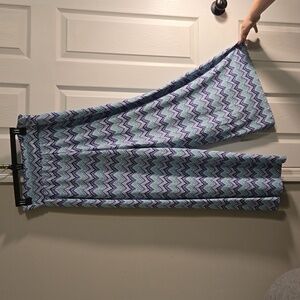 New Direction Women's Printed Palazzo Pant - Medium